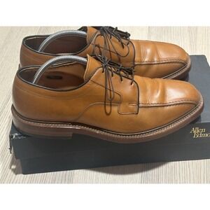 Allen Edmonds Mens Hillcrest Brown Leather Dress Shoes‎ Size 10 E Good Condition